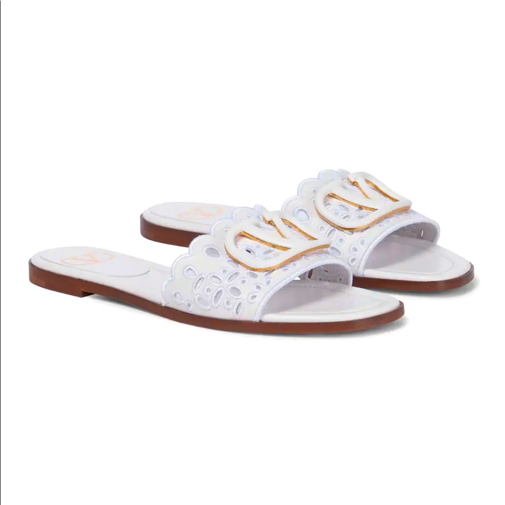Valentino VLogo Laser Cut Slides